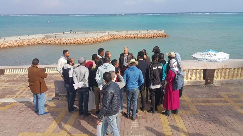 جانب من لقاء اليوم بمركز التنمية المستدامة لموارد مرحبا 