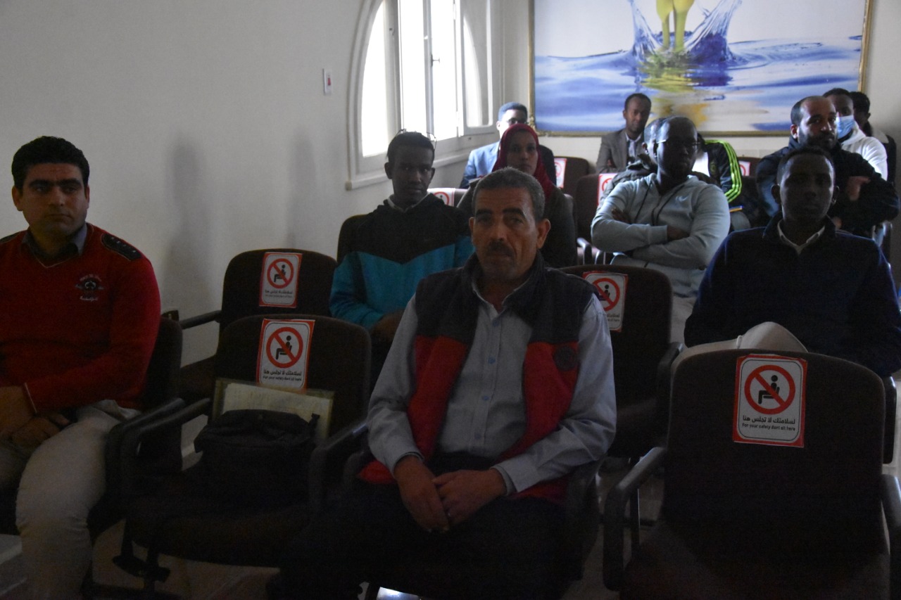 جانب من لقاء اليوم بمركز التنمية المستدامة لموارد مرحبا 