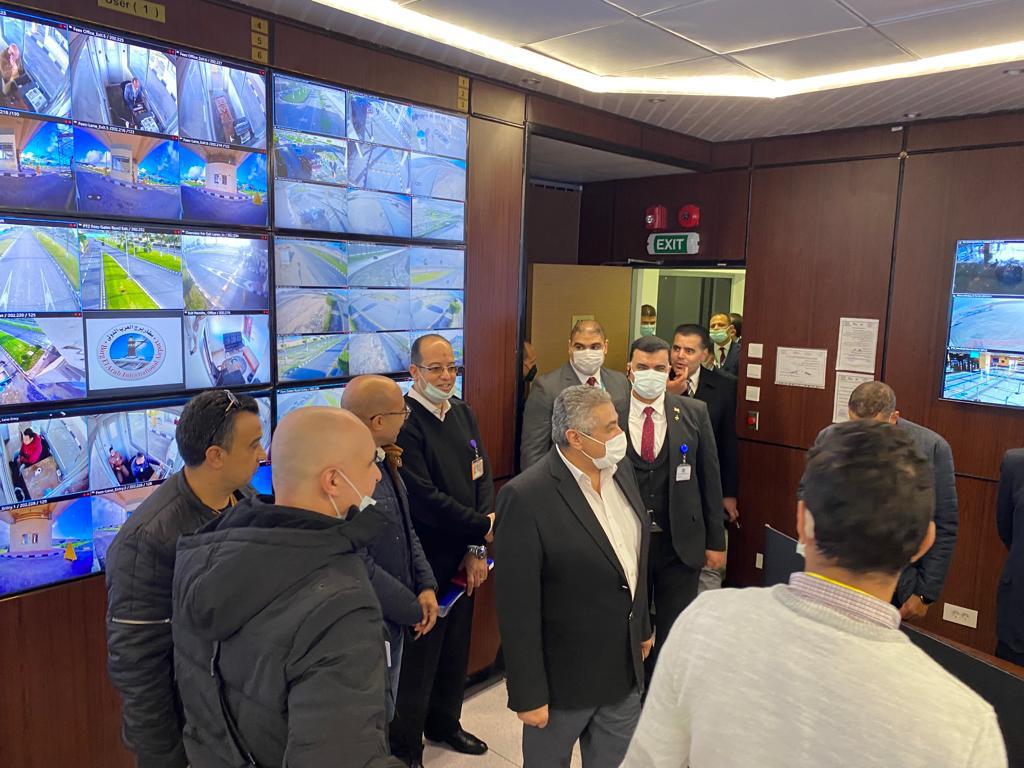 جولة تفقدية موسعة داخل مطار برج العرب