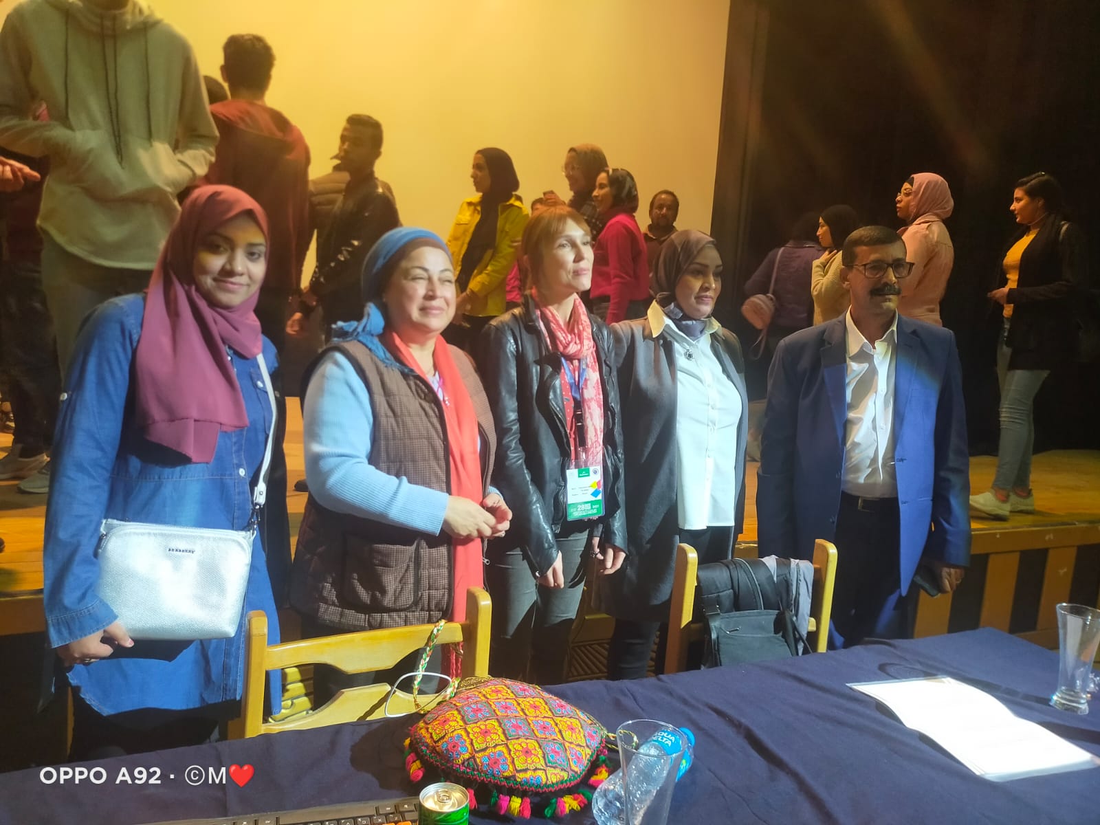 المخرجة الإسيانية إيدونيكا فى ندوة فى المايكرو تياترو بثقافة الأقصر " صور "