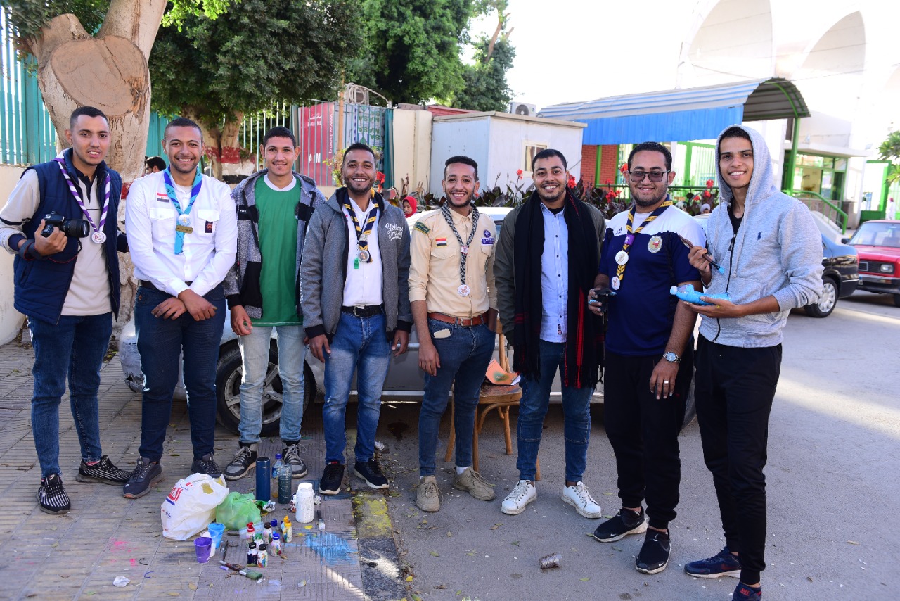 تمريض سوهاج تحصد المركز الأول فى مسابقة الرسم على الأسفلت