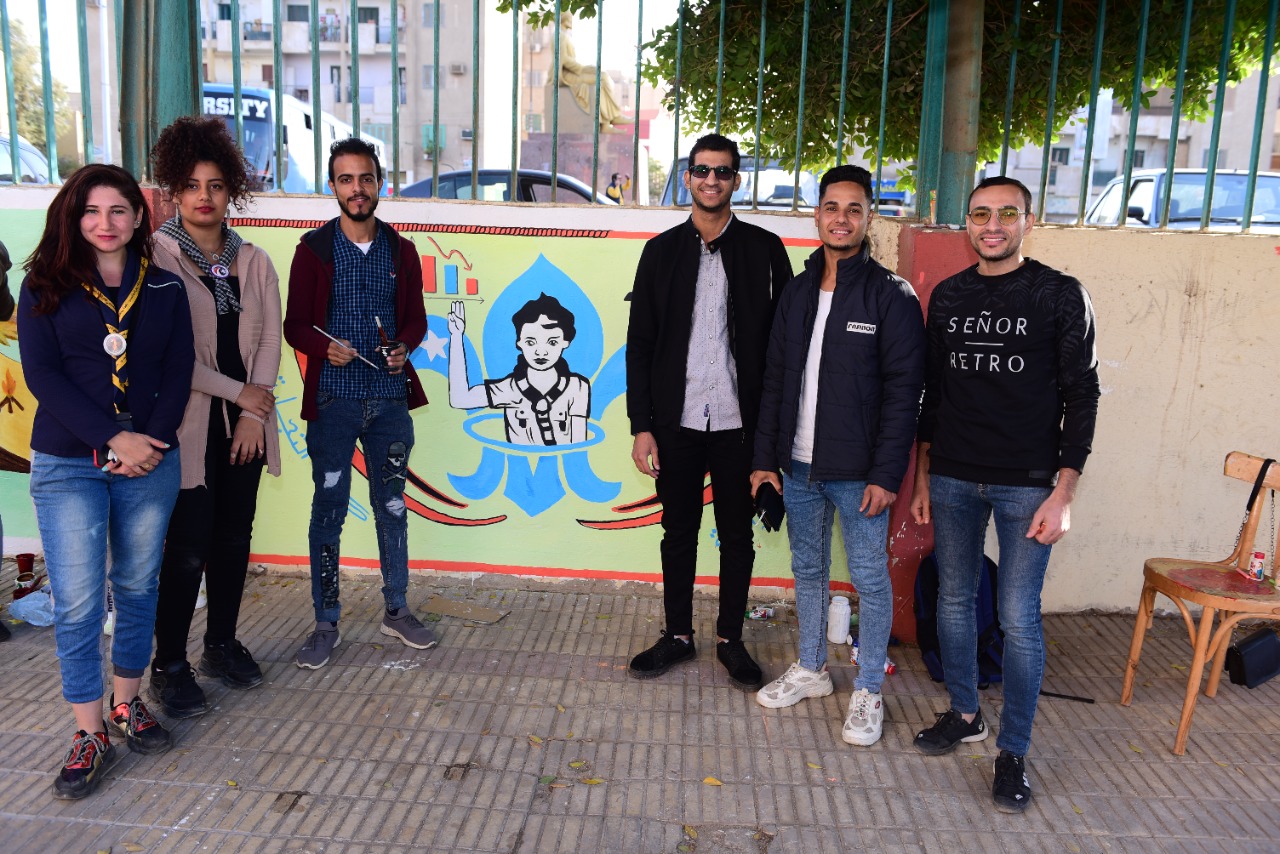 تمريض سوهاج تحصد المركز الأول فى مسابقة الرسم على الأسفلت