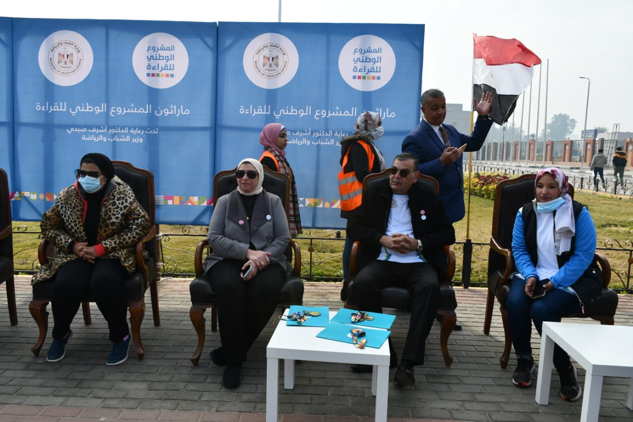 الرياضة تطلق ماراثون المشروع الوطني للقراءة على هامش معرض القاهرة الدولي للكتاب