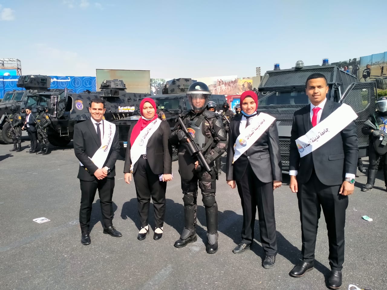 جامعة السادات يحتفل بعيد الشرطة 