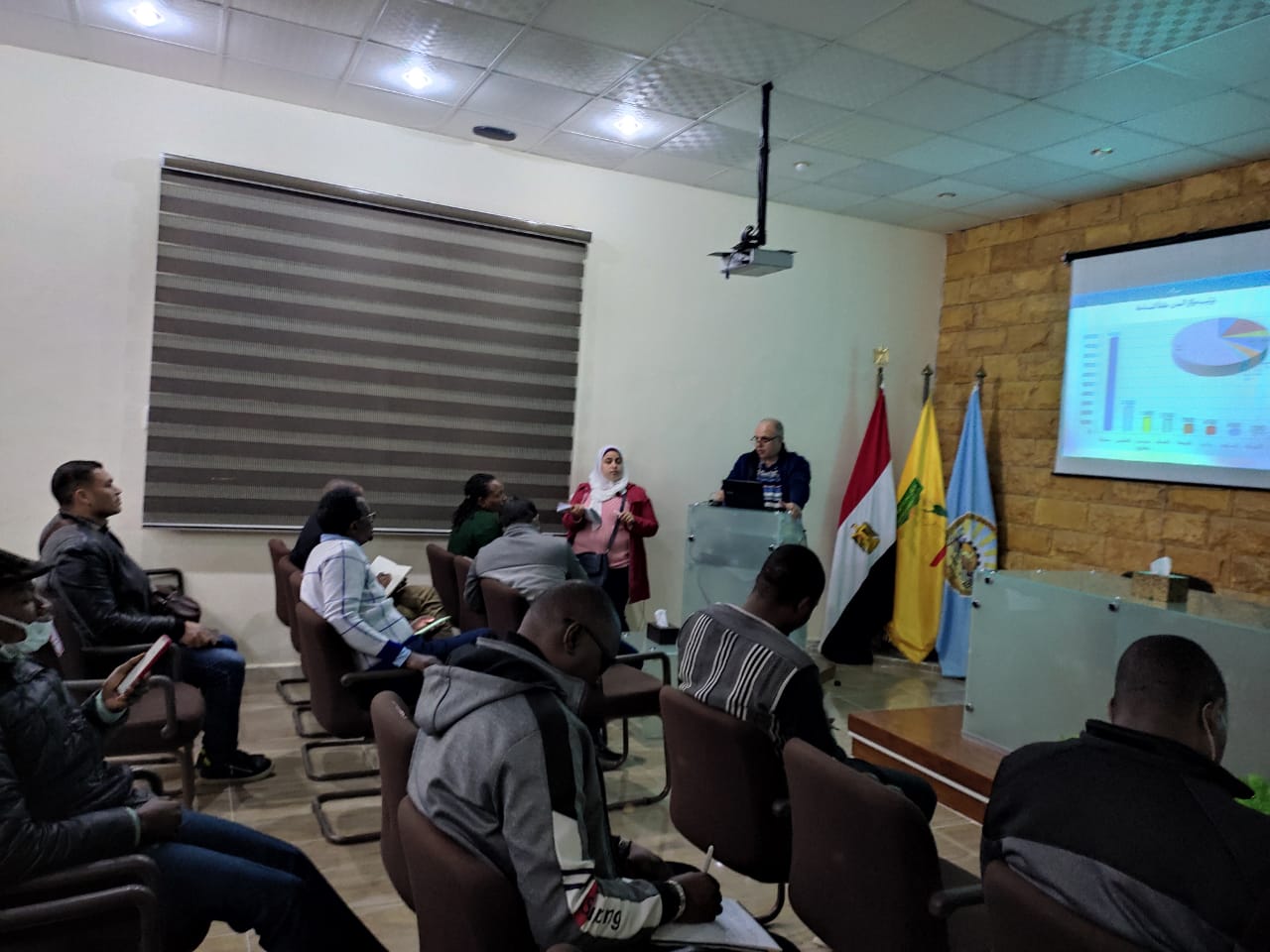 مركز التنمية المستدامة بمطروح يستقبل وفد باحثين المركز الدولى للزراعة للتعرف على الانشطة الزراعية