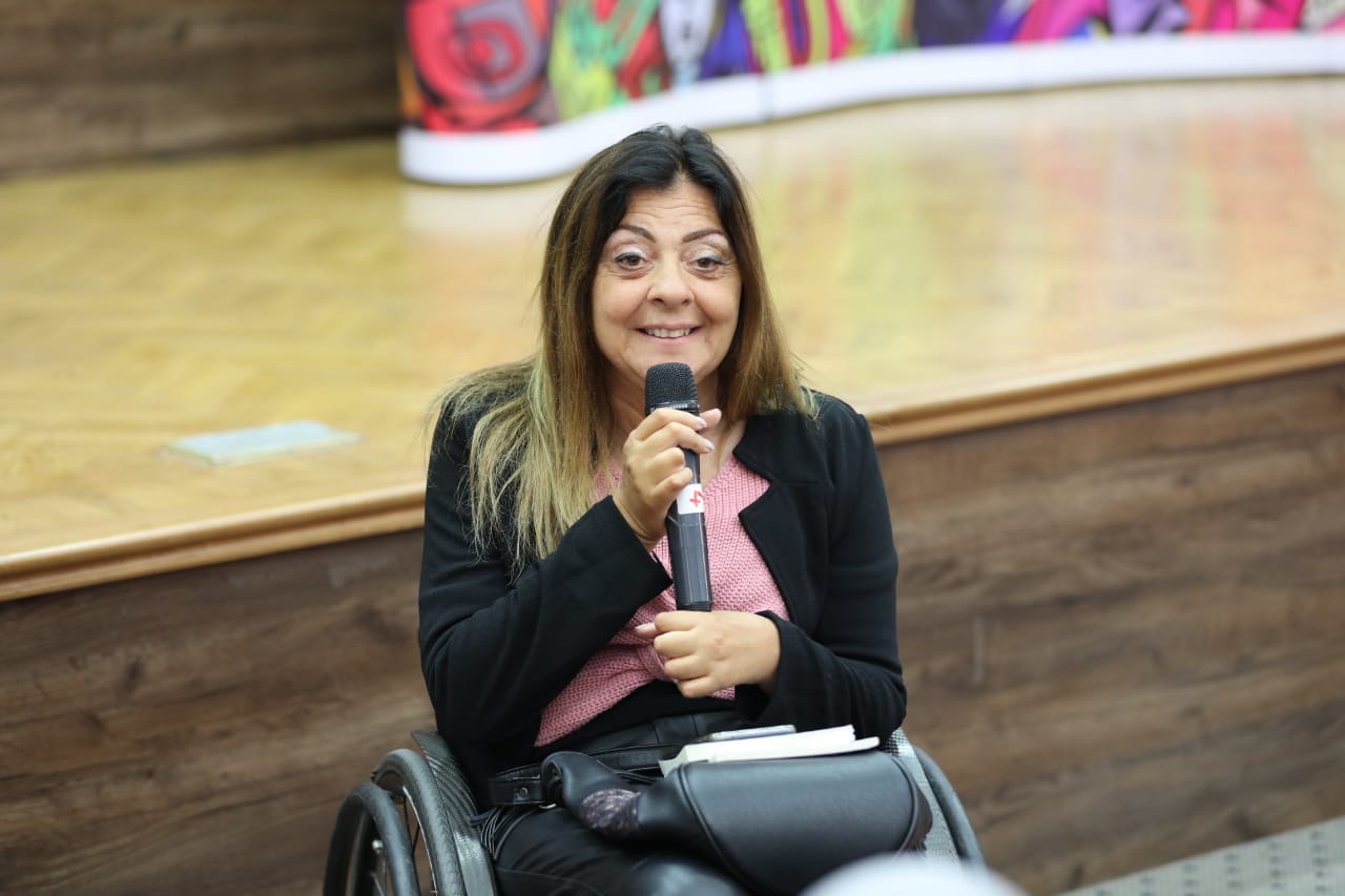 «مايا مرسى» تشيد بدراسة مسحية بشأن قضايا المرأة ذات الإعاقة