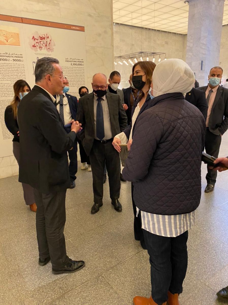 القومي للحضارة يستضيف وزيرة الطاقة والتجارة القبرصية