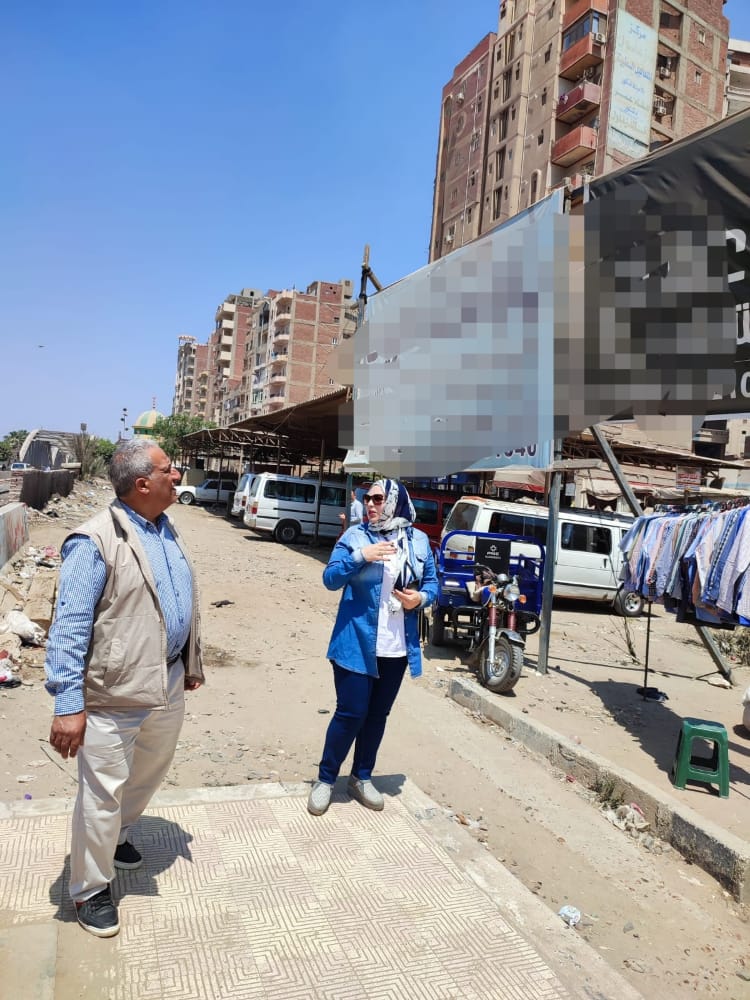 إزالة الإعلانات غير مرخصة والمخالفة بمحافظة الدقهلية