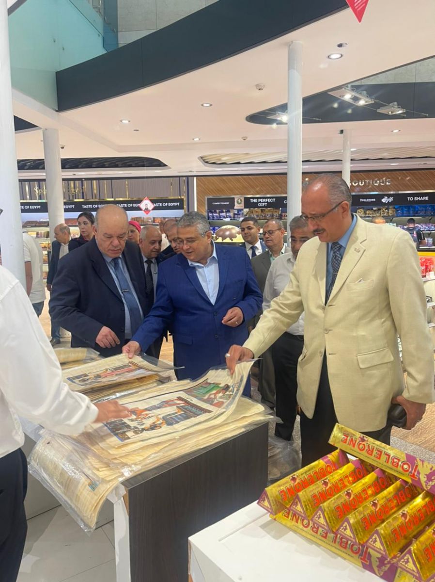 اللجنة العليا للتفتيش الأمني والبيئي تتفقد مطار القاهرة الدولى