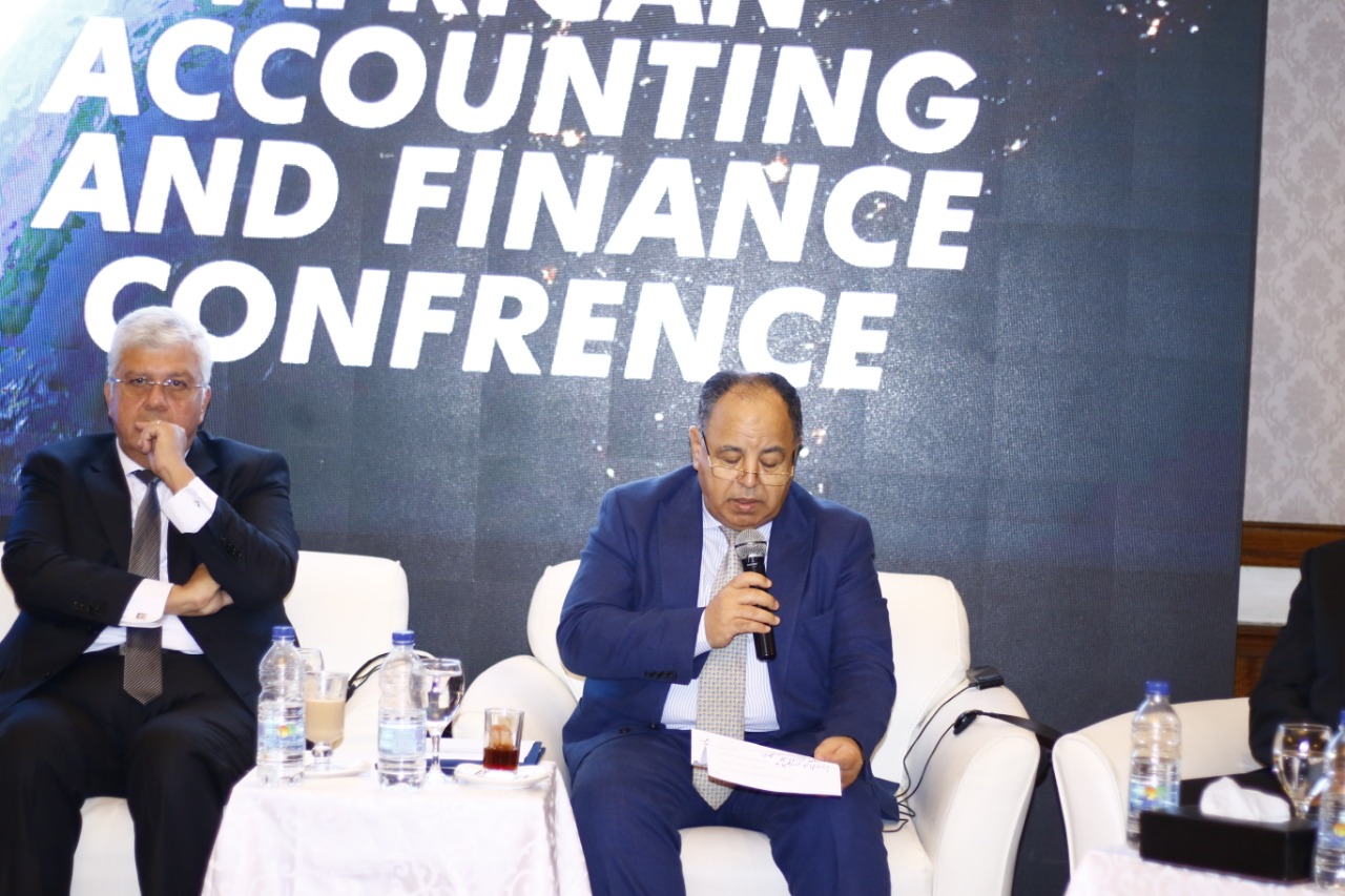 وزير المالية خلال مؤتمر المنظمة الأفريقية الحادى عشر للمحاسبة والتمويل