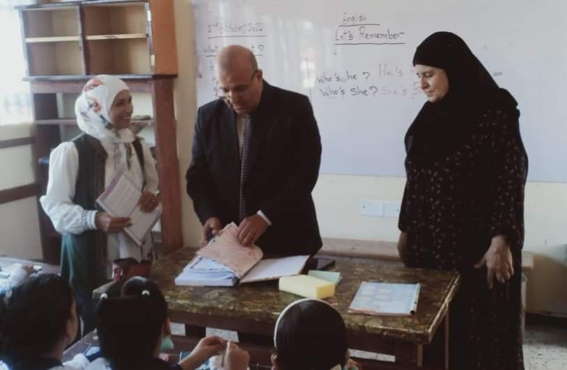وكيل تعليم دمياط يتفقد سير العملية التعليمية بمدارس كفر سعد