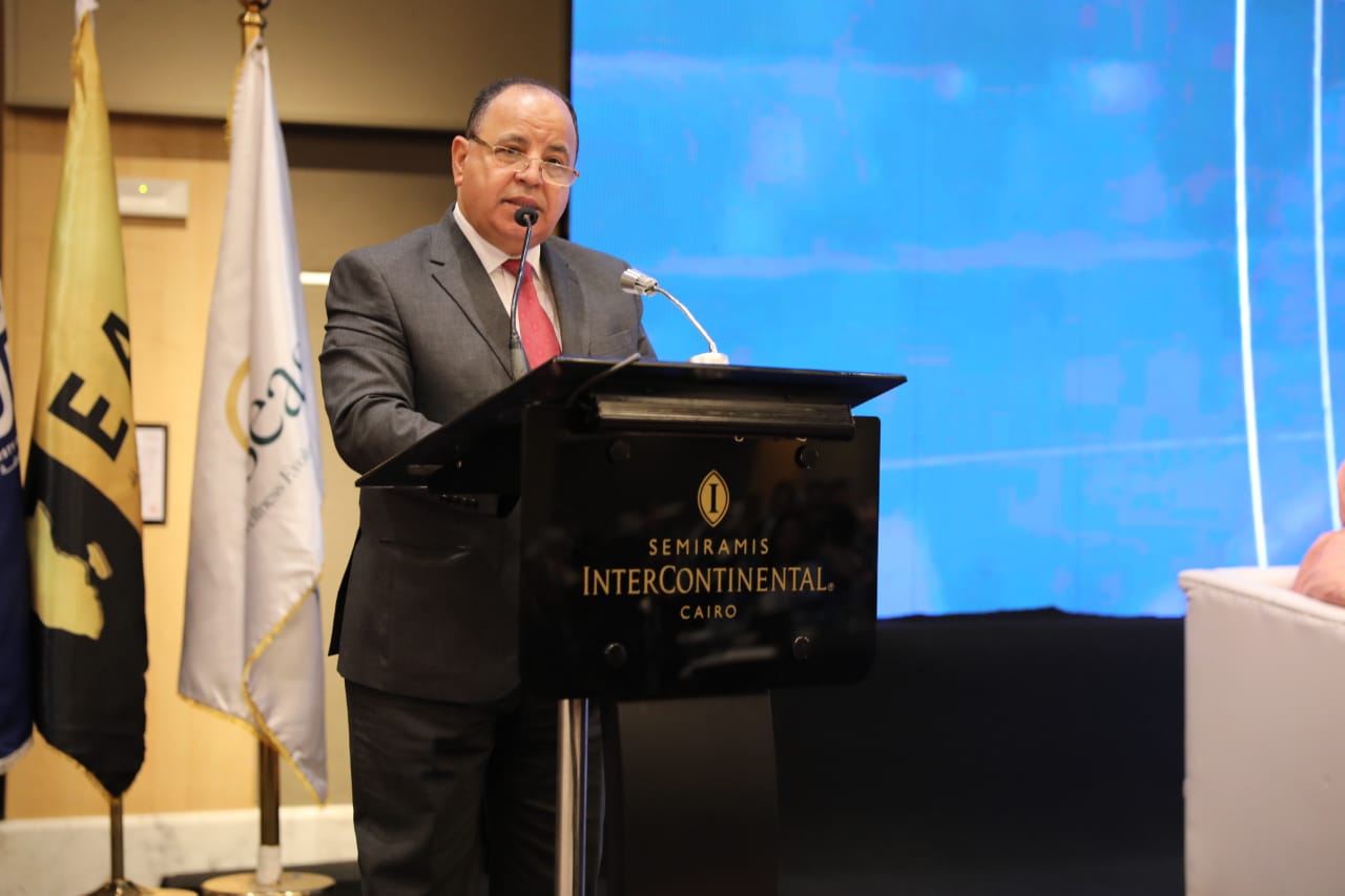 الدكتور محمد معيط وزير المالية خلال منتدى جامعة النهضة 