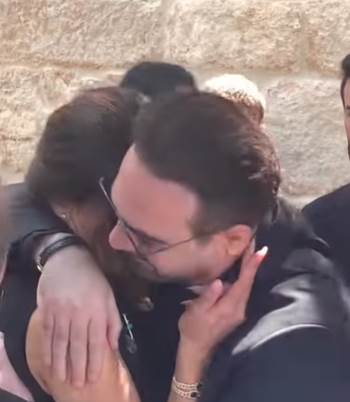 وائل جسار من جنازة جورج الراسي