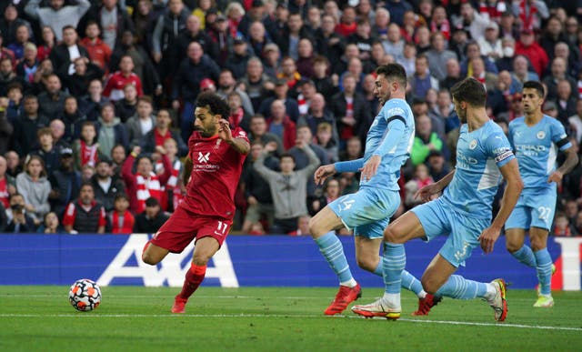 هدف محمد صلاح في مانشستر سيتي