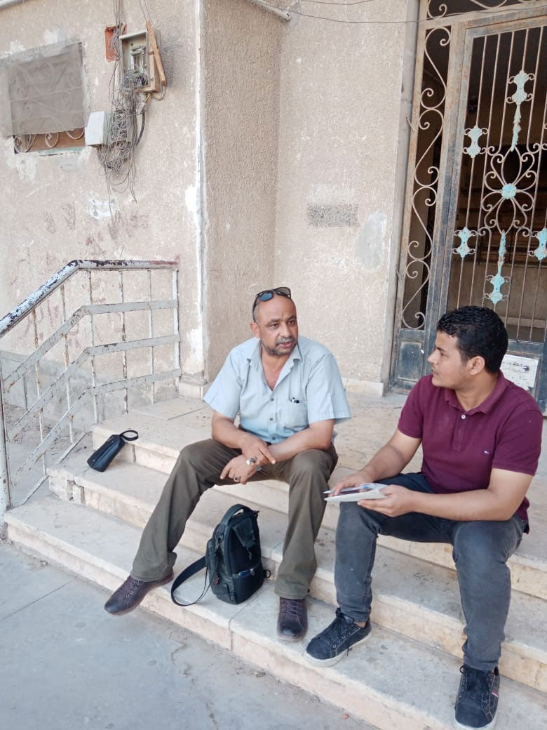 محرر الوفد في مسرح حادث مصرع أم ألقت بنفسها وراء طفلتيها