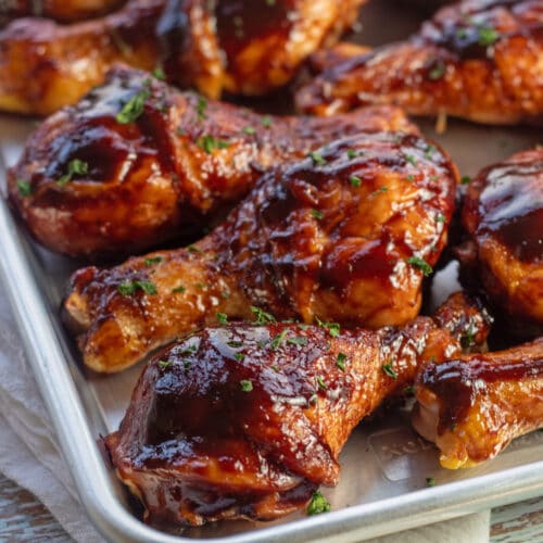 أرجل الدجاج بصوص الباربكيو