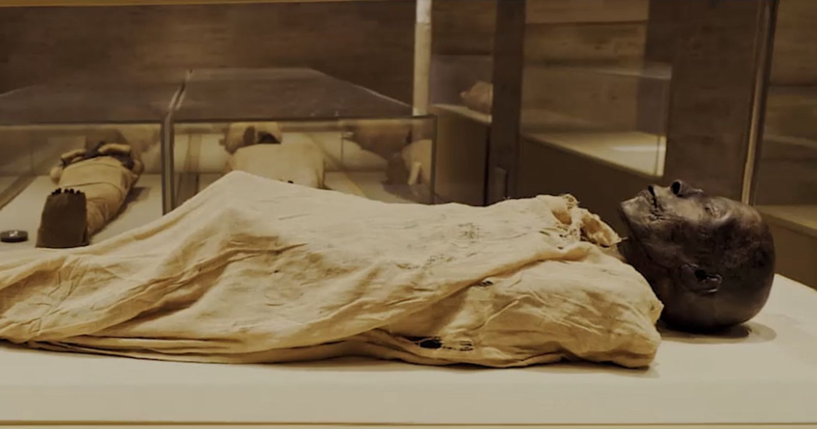 المومياوات الملكية بمتحف الحضارة المصرية