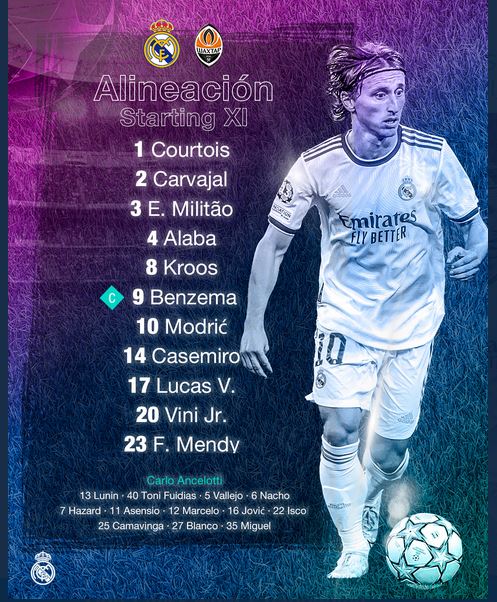 تشكيل ريال مدريد