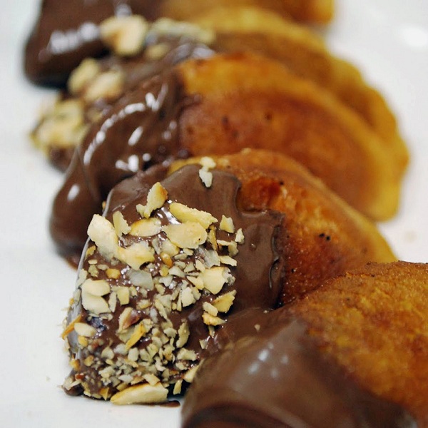 قطايف بالشوكولاتة