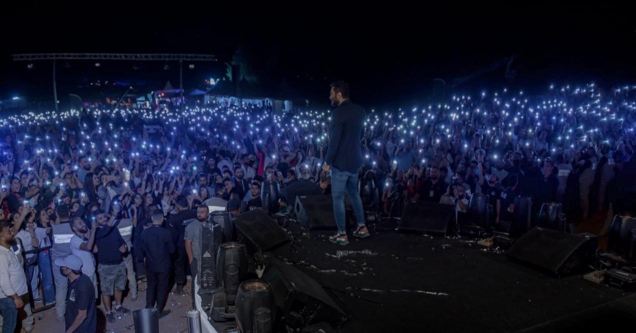 تامر حسني في الحفله