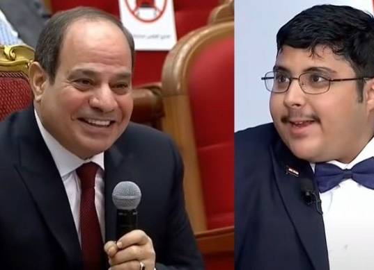 السيسي يستجيب لطلب شاب من ذوي الهمم باللعب في النادي الأهلي