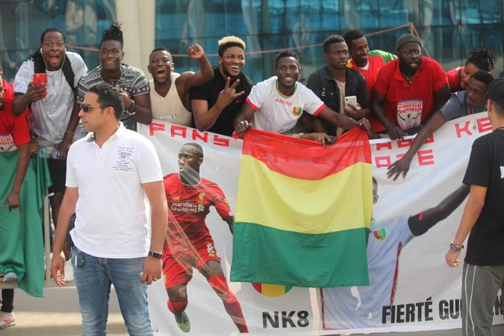 وصول بعثة منتخب غينيا