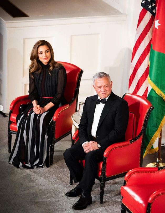 الملكة رانيا العبد الله عقيلة العاهل الأردني الملك عبد الله الثاني