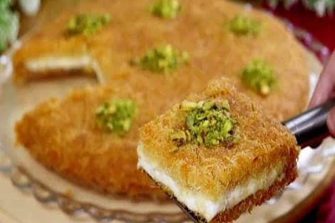 كنافة بالقشطة