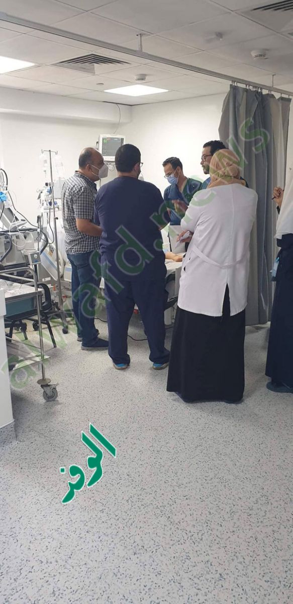 خروج الطفلة مارينا إحدى مصابات حريق كنيسة أبو سيفين من المستشفى (صور)