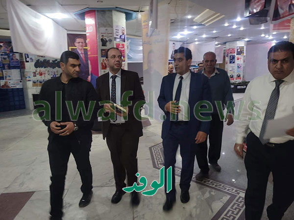 مستشارا النيابة الإدارية يتفقدان تجهيزات اللجان الانتخابية بـ