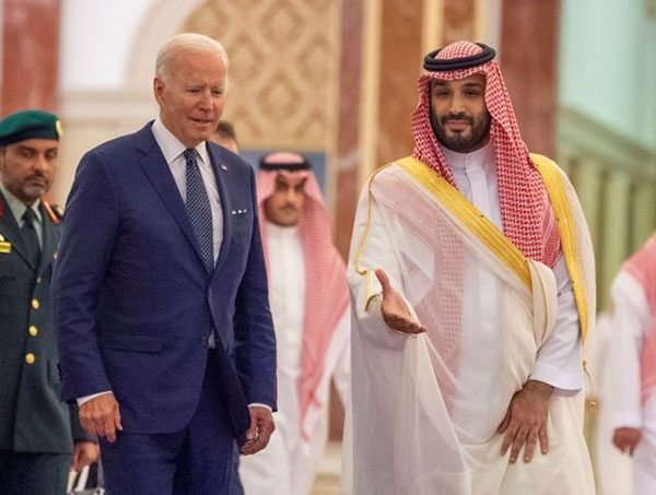 الرئيس الأمريكي في السعودية