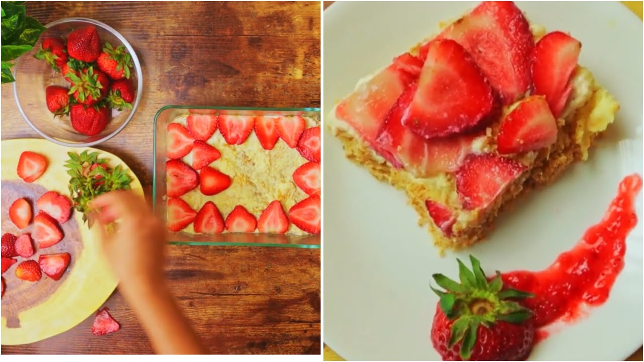 كنافة فراولة