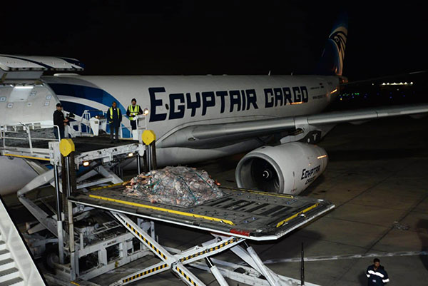 مصر للطيران للشحن الجوي تنقل شحنات من اللحوم المبردة من تشاد إلى مصر
