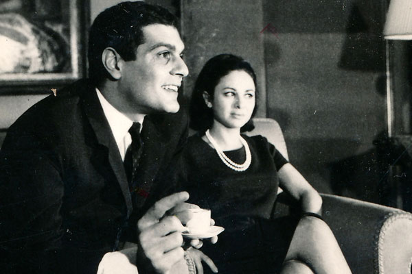 فاتن حمامة وعمر الشريف