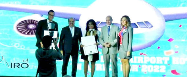 لو ميريديان القاهرة يحتفل بتصنيفه ثاني أفضل فنادق المطارات في إفريقيا