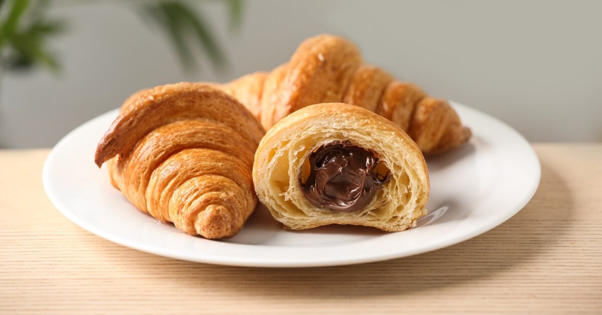 كرواسون بالشوكولاتة