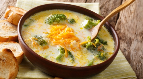 شوربة البروكلي 