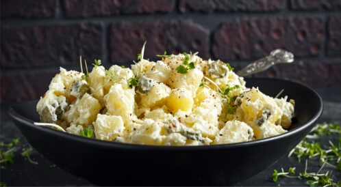 بطاطس مسلوقة