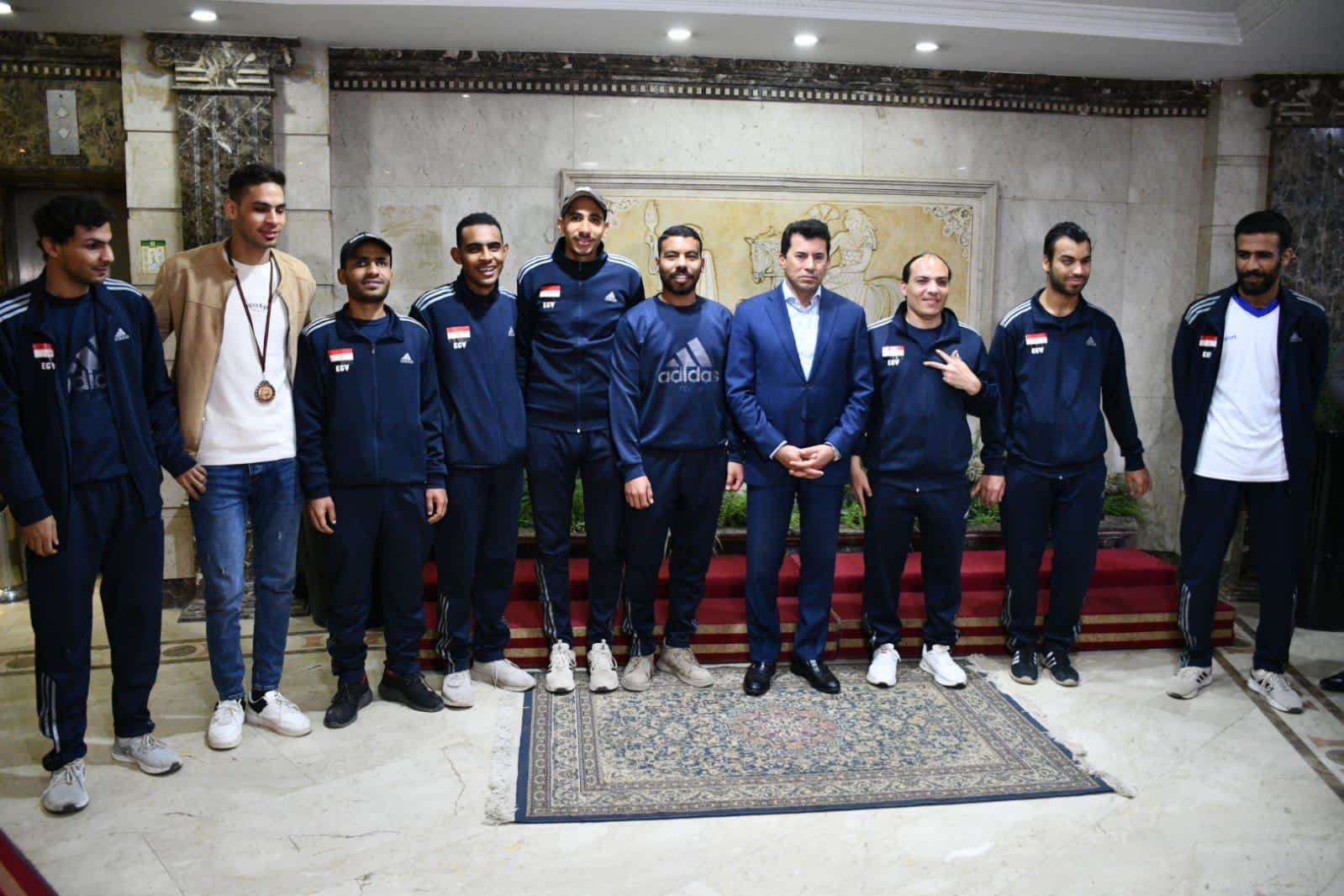 وزير الرياضة يحضر المؤتمر الخاص ببطولة الجائزة الكبرى للجودو للمكفوفين 