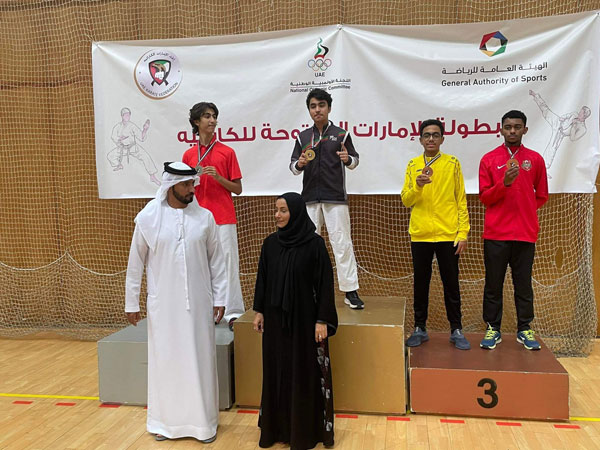 كاراتيه المصري يتوج بـ ٨ ميداليات ببطولة الامارات المفتوحة