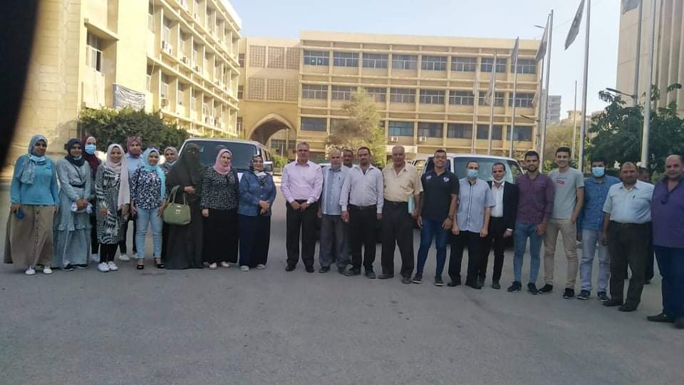 صورة انطلاق قافلة جامعة الزقازيق التنموية لقرية الدبيكى بالشرقية
