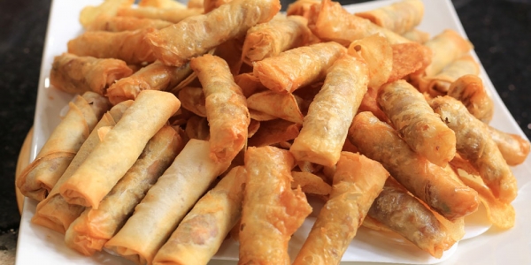 سبرنج رول بالخضار