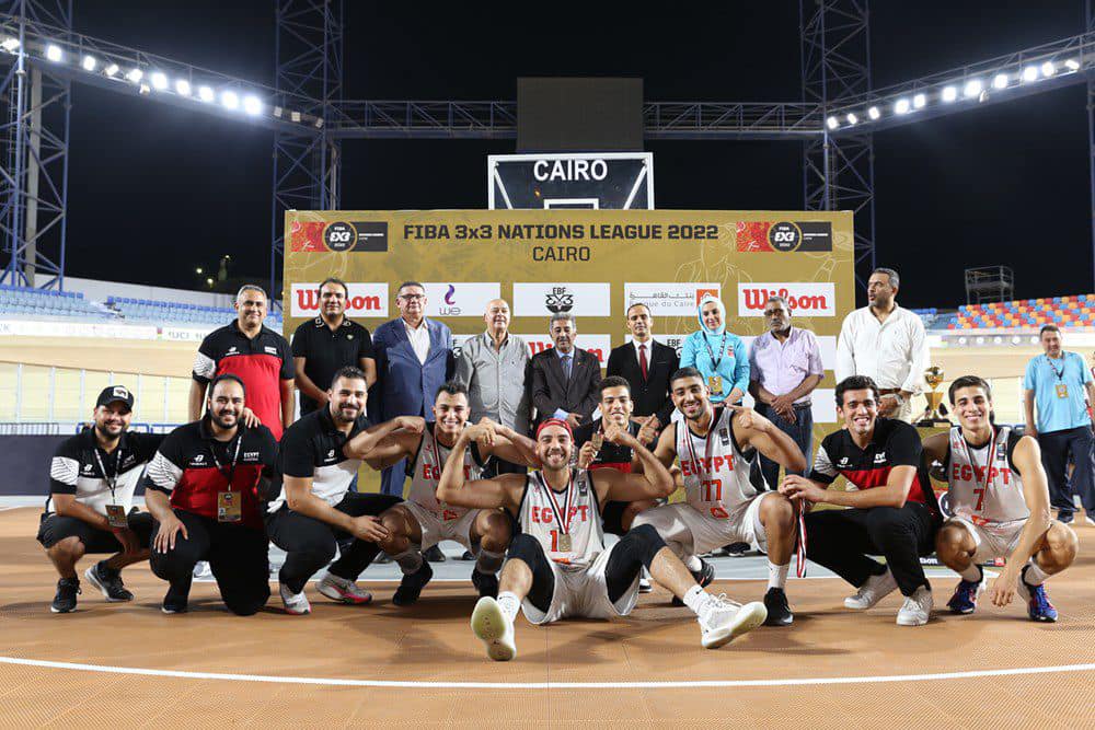 .أشرف صبحى يهنىء لاعبى ولاعبات منتخب السلة ٣×٣ بالفوز بلقب البطولة والتأهل إلى نهائيات دوري الأمم العالمي برومانيا