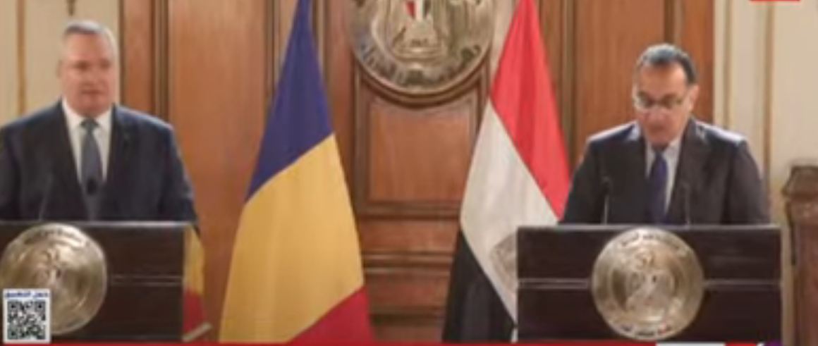 مدبولي ورئيس وزراء رومانيا 