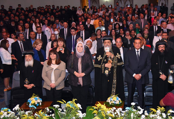 وزيرة الهجرة تشارك في احتفالية الكنيسة القبطية الأرثوذكسية
