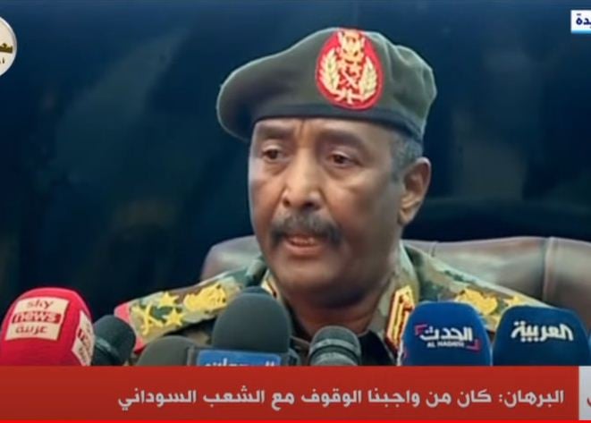 رئيس مجلس السيادة السوداني، الفريق أول ركن عبدالفتاح البرهان