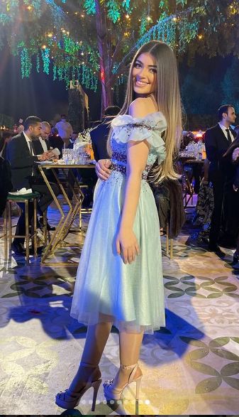  ليلى أحمد زاهر في حفل زفاف شام الذهبي