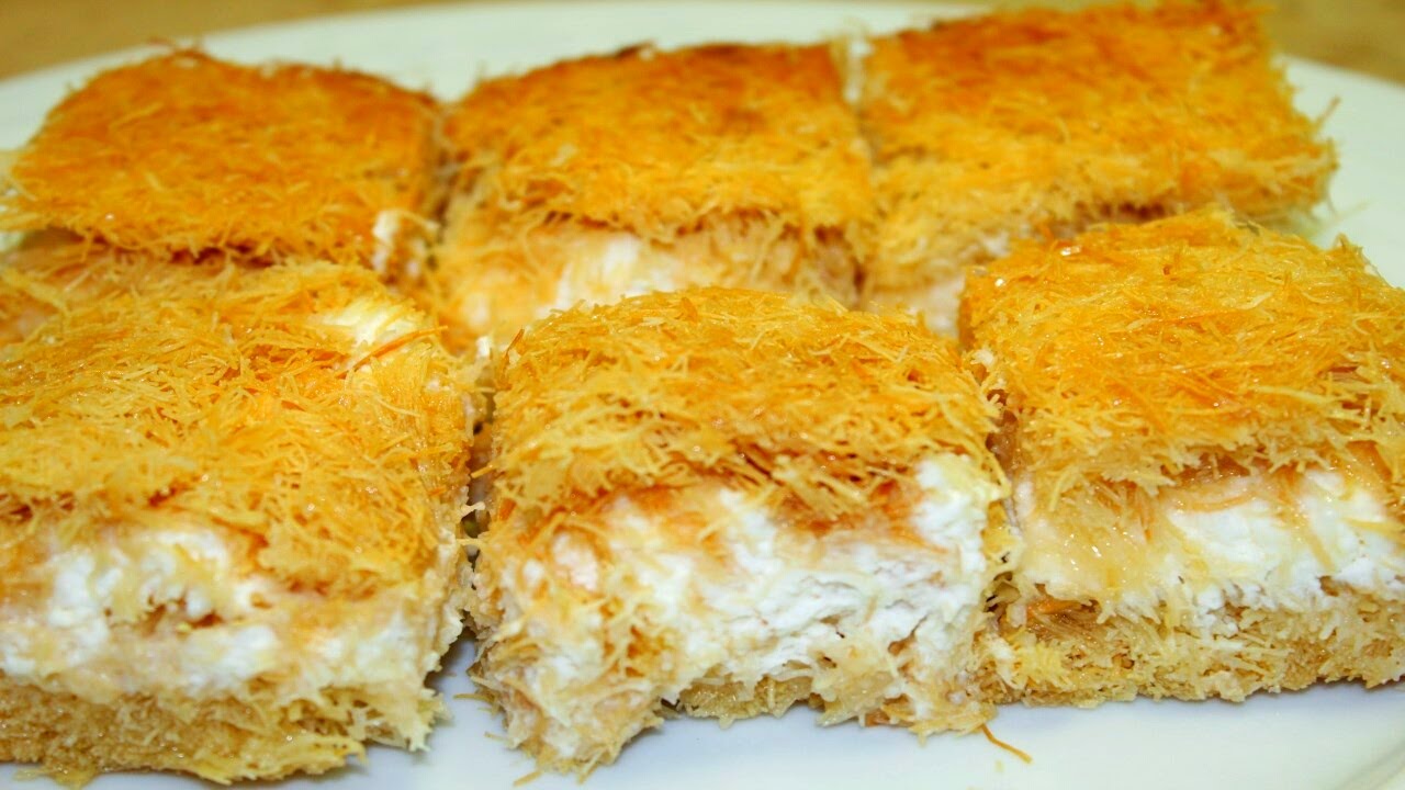 كنافة بالقشطة