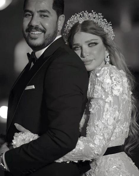 ياسمين الخطيب تتألق في عقد قرانها ( صور )